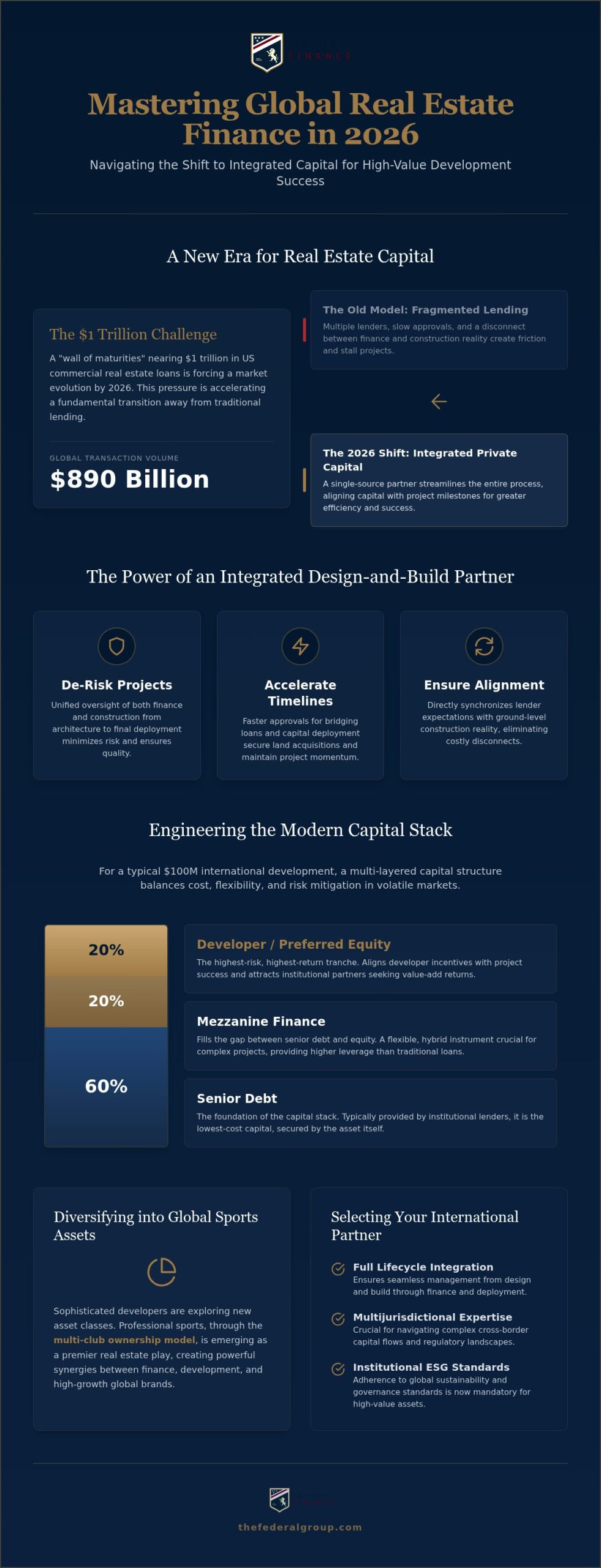 International Real Estate Finance Partner: 2026 Guide